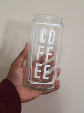 Load image into Gallery viewer, "Coffee" glass
