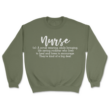 Load image into Gallery viewer, Nurse Definition Sweatshirt
