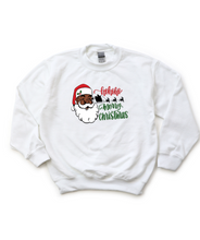 Load image into Gallery viewer, Black Santa Sweatshirt
